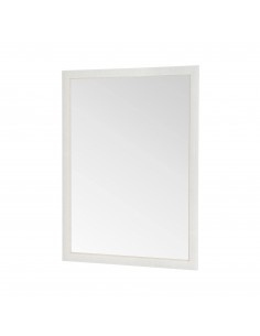 Espejo rectangular blanco...