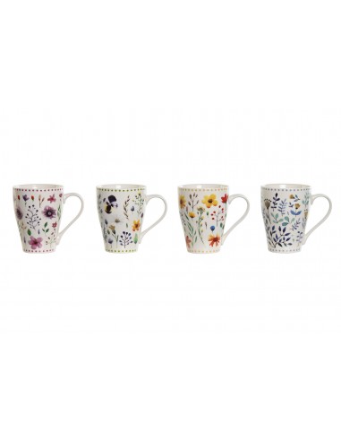 Taza porcelana floral puntitos Alma