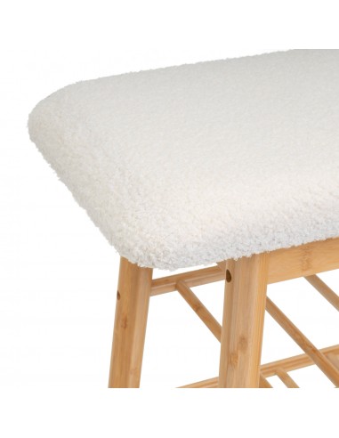 Banqueta zapatero bambú asiento...