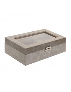 Joyero polipiel beige Ornuz 2