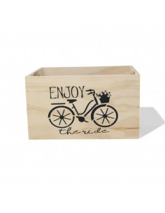 Caja de madera clara Enjoy... 2