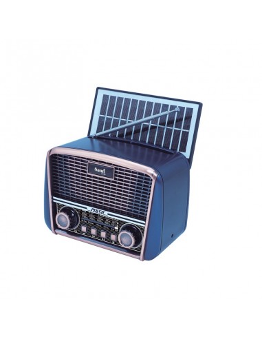 Radio vintage panel solar