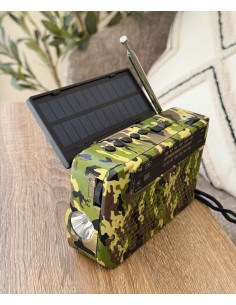 Radio camuflaje panel solar 2