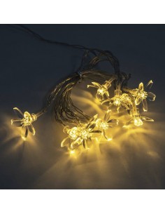 Guirnalda flores luces leds...