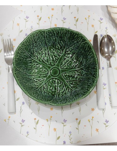 Ensaladera cerámica forma hoja 19cm...