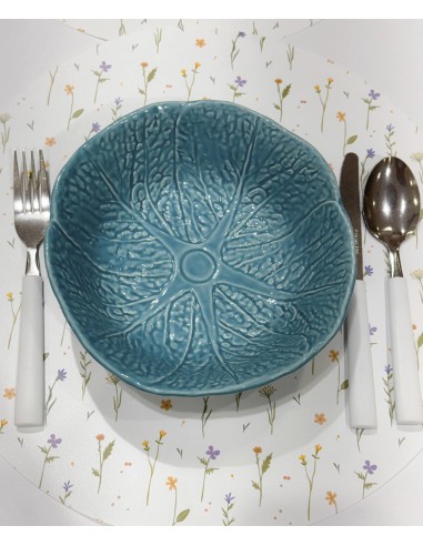 Ensaladera cerámica forma hoja 19cm...