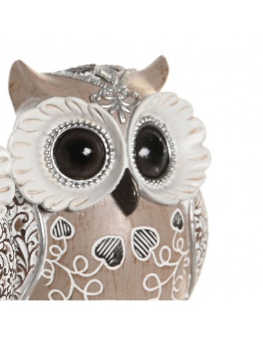Figura búho de resina 11cm Robin