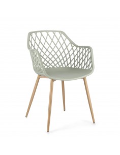Silla verde rejilla Cristina 2