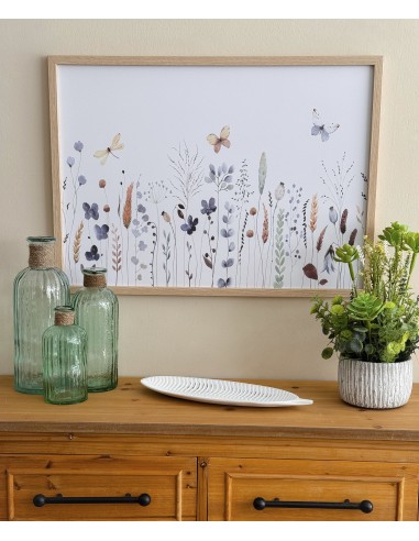 Cuadro con marco de madera 52cm...