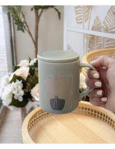 Taza porcelana infusión...