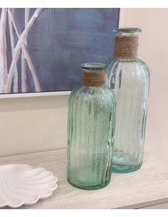 Jarrón botella cristal... 2