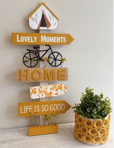 Decoración pared madera Lovely