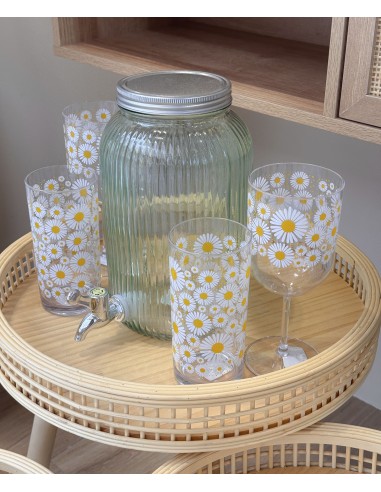 Dispensador bebida cristal con grifo...