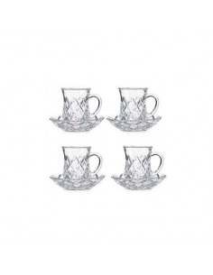 Set 4 tazas vidrio con... 2
