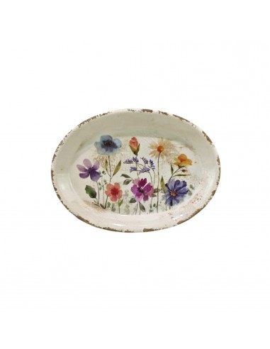 Bandeja decorativa cerámica floral... Bandeja decorativa cerámica floral...