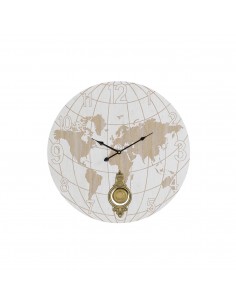 Reloj pared madera y metal... 2