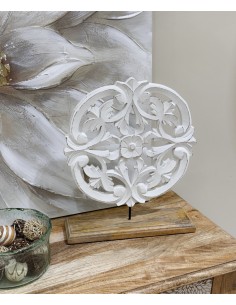 Mandala tallado con soporte...