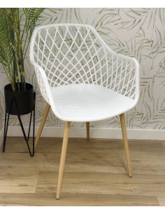 Silla blanca reijilla Cristina