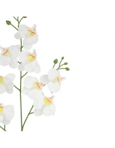Vara orquídea artificial blanca 82cm