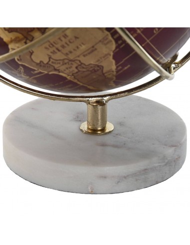 Globo terráqueo base mármol 17cm Ellot