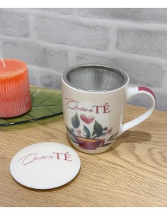 Taza infusión con filtro...