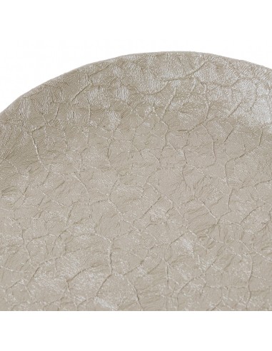 Bandeja decorativa metal mate tono...