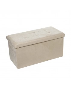 Puf almacenaje doble beige... 2