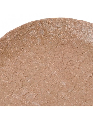 Bandeja decorativa metal mate rosa Isamu