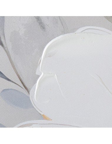 Cuadro lienzo 61x90cm flores blancas...