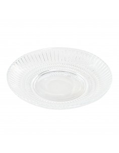 Plato cristal transparente...