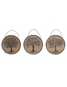 Decoración madera colgante... 2