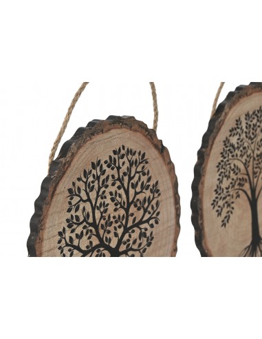 Decoración madera colgante Árbol de...