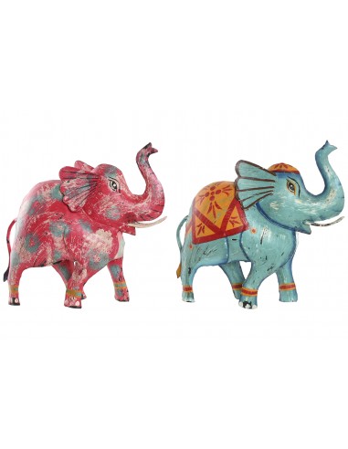 Figura decorativa elefante metal Marai