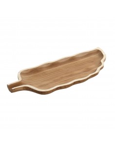 Centro de mesa hoja madera... 2