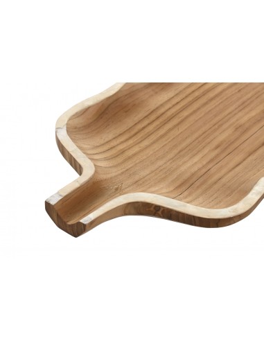 Centro de mesa hoja madera teca Leaf Centro de mesa hoja madera teca Leaf