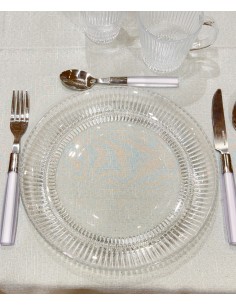 Plato cristal transparente...