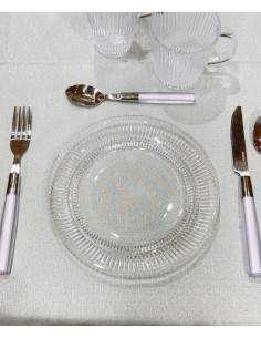 Plato cristal transparente...