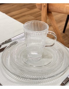 Taza cristal transparente...