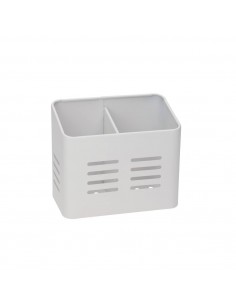 Portacubiertos metal blanco