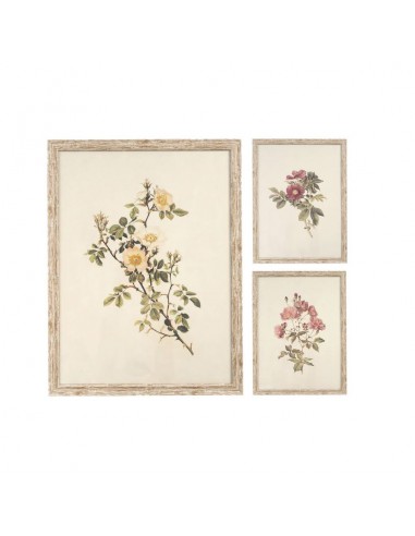 Cuadro rosas vintage 44x58 Roseé