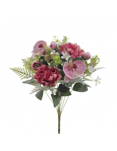 Ramo artificial decorativo peonías y...