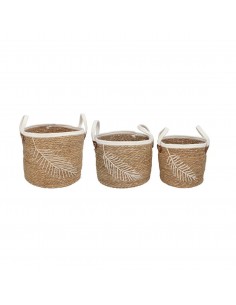 Cesto fibra natural con...