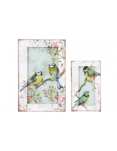 Caja libro decorativo pájaros Lorenz