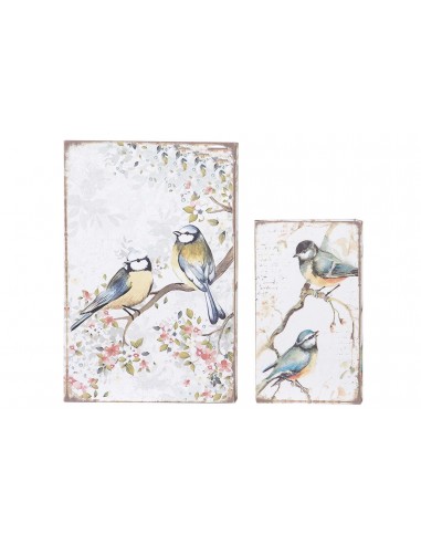 Caja libro decorativo pájaros Lorenz