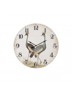 Reloj pared redondo grullas... 2