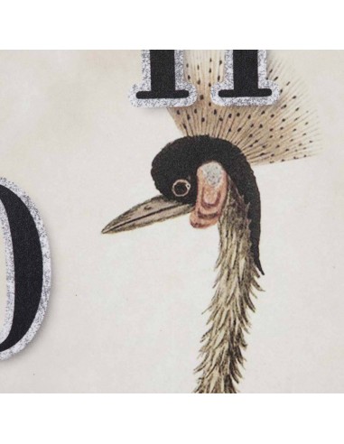 Reloj pared redondo grullas Oriane