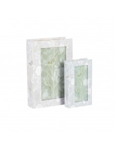 Caja libro decorativo aves... 2