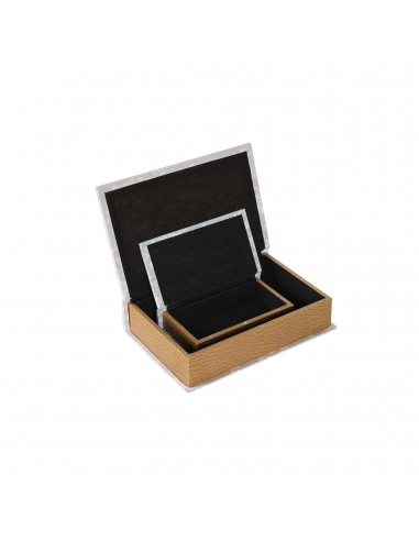 Caja libro decorativo aves y flores...