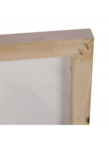 Cuadro lienzo flores blancas 60x60cm...