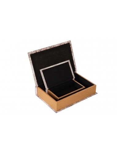 Caja libro decorativo vintage Amir